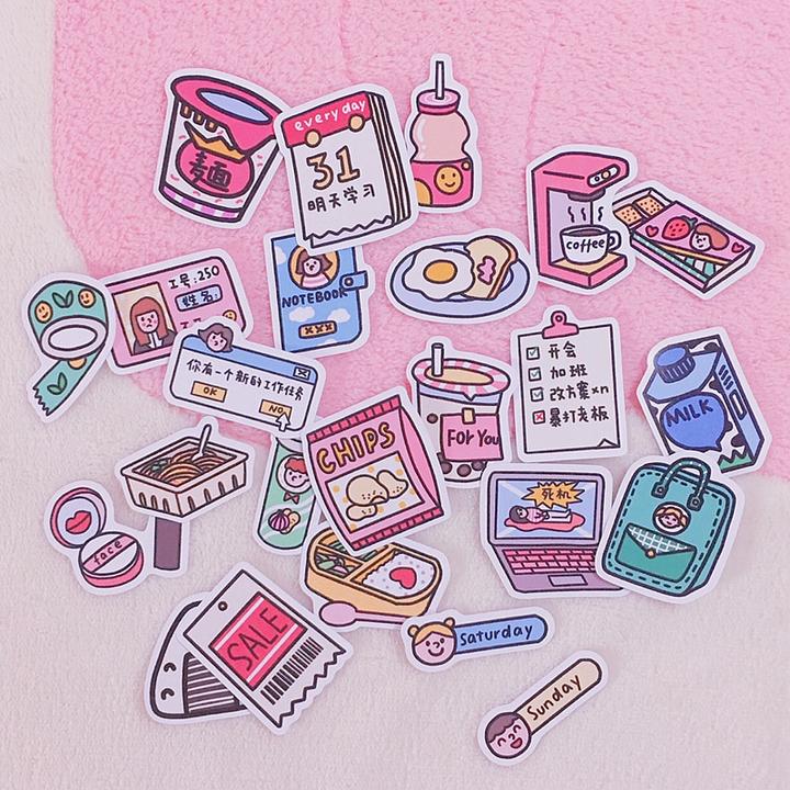 Kawaii Work Stickers