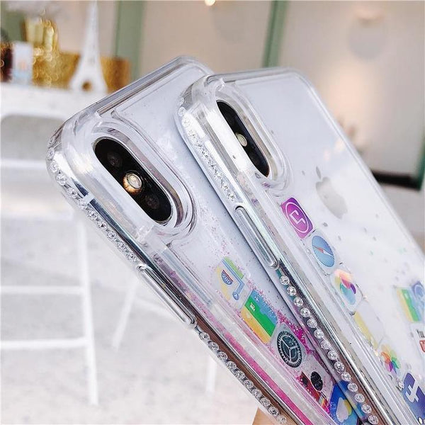 Glitter App Case