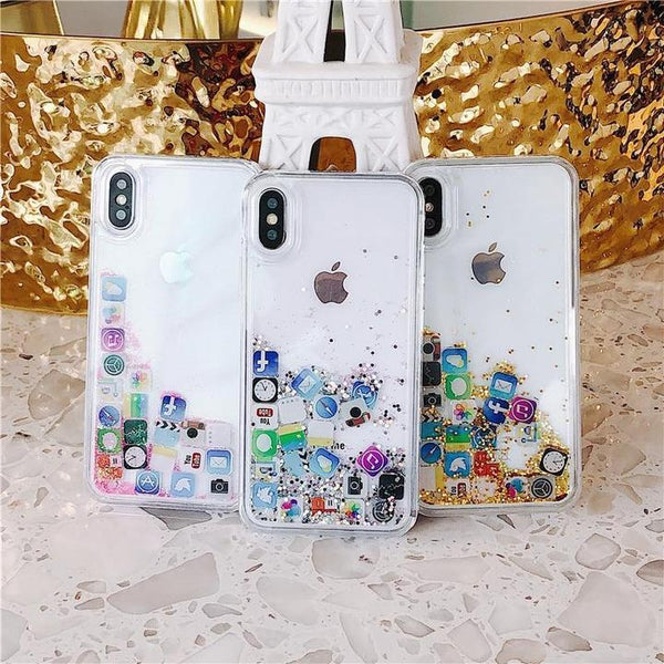Glitter App Case