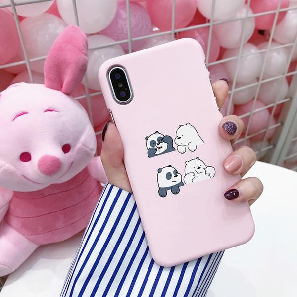 Pink We Bare Bears Case