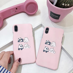 Pink We Bare Bears Case
