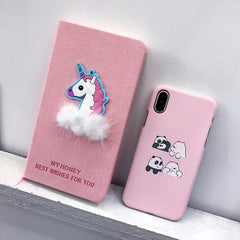 Pink We Bare Bears Case