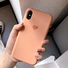 Soft Matte Heart Case