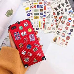 DIY Suitcase + Stickers