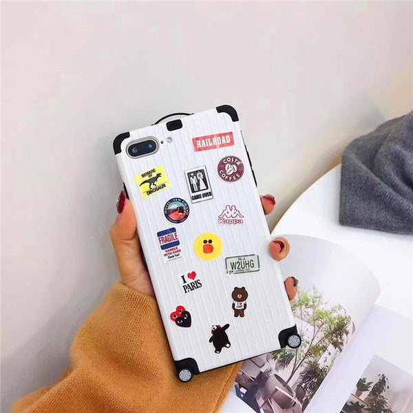 DIY Suitcase + Stickers
