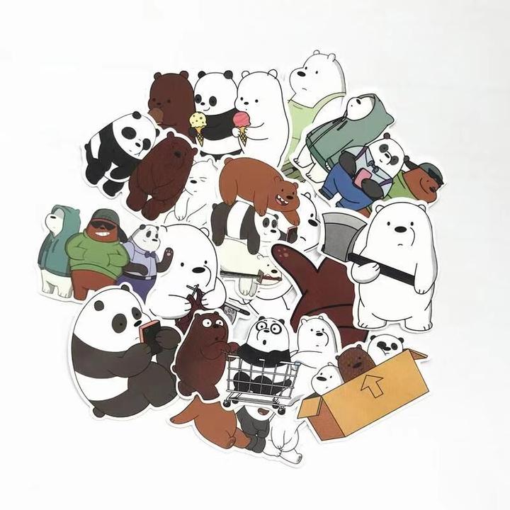 We Bare Bears Sticker Pack