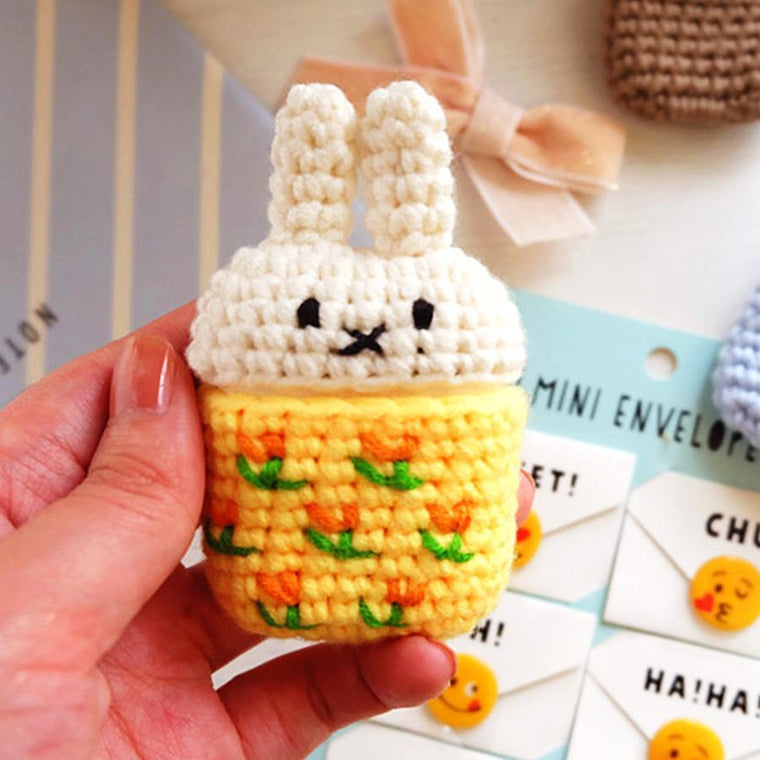 Hand Woven Bunny Airpod Case