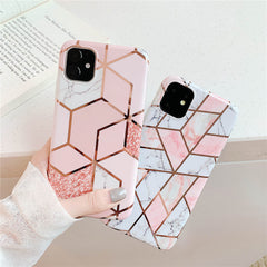 Luxury Geometric Marble Case