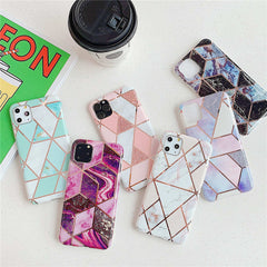 Luxury Geometric Marble Case