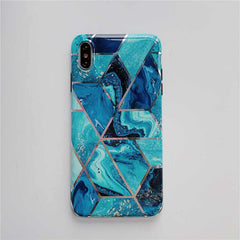 Luxury Geometric Marble Case