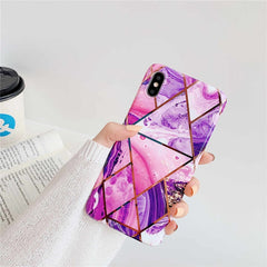 Luxury Geometric Marble Case