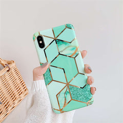 Luxury Geometric Marble Case