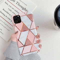Luxury Geometric Marble Case