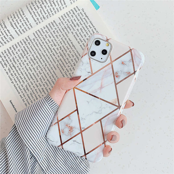 Luxury Geometric Marble Case