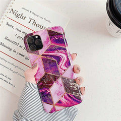 Luxury Geometric Marble Case