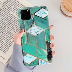 Luxury Geometric Marble Case