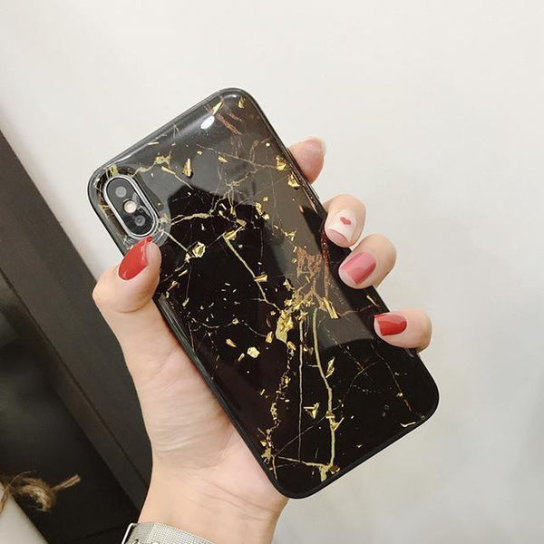 Gold Foil Marble Case