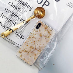 Gold Foil Marble Case