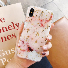 Gold Foil Marble Case