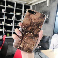 Gold Foil Marble Case