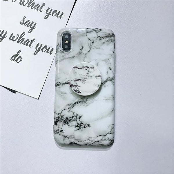 Marble Case + Free Popsocket