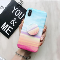 Marble Case + Free Popsocket